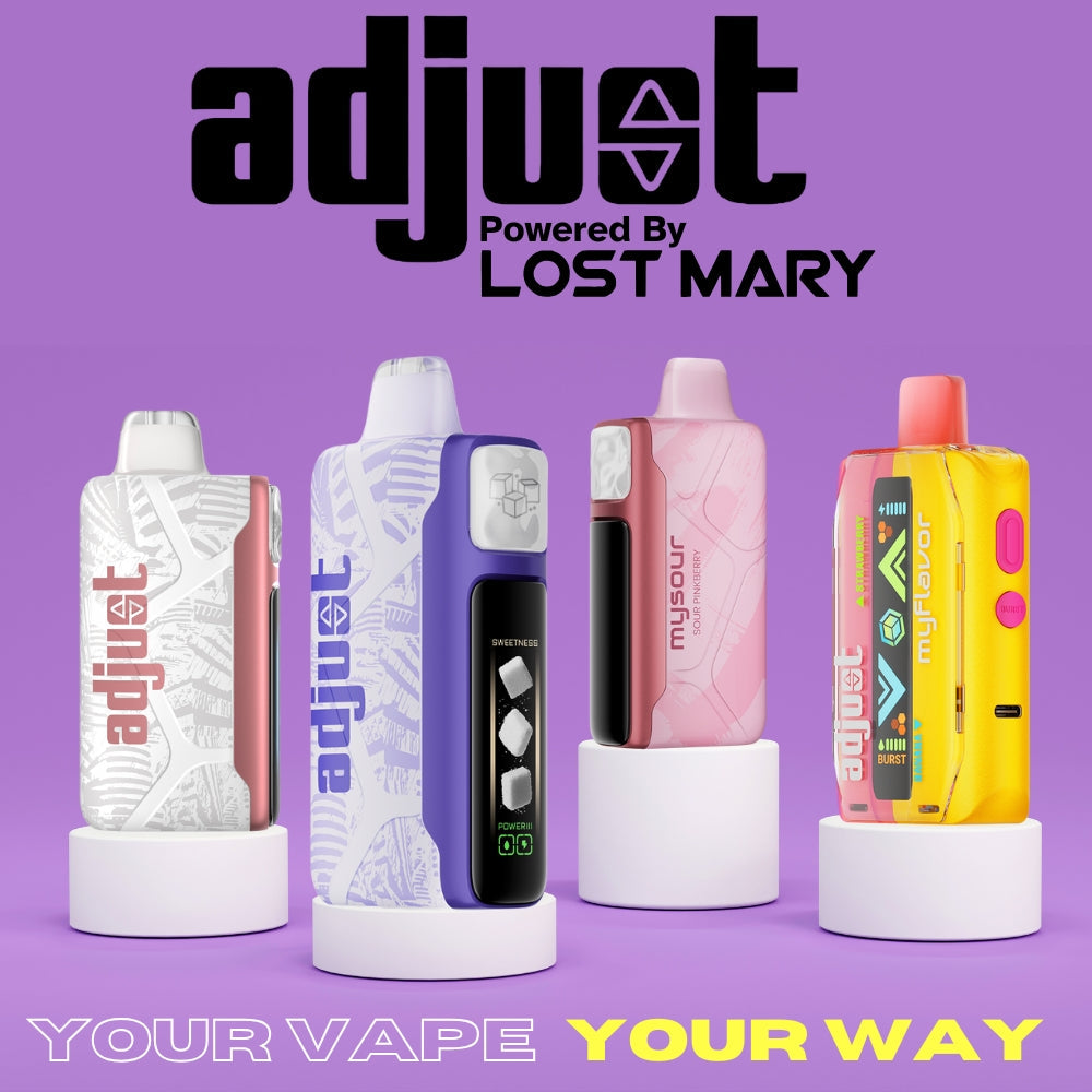 Adjust Vape 40K Series: Control Coolness, Sweetness, and Flavor Your Way