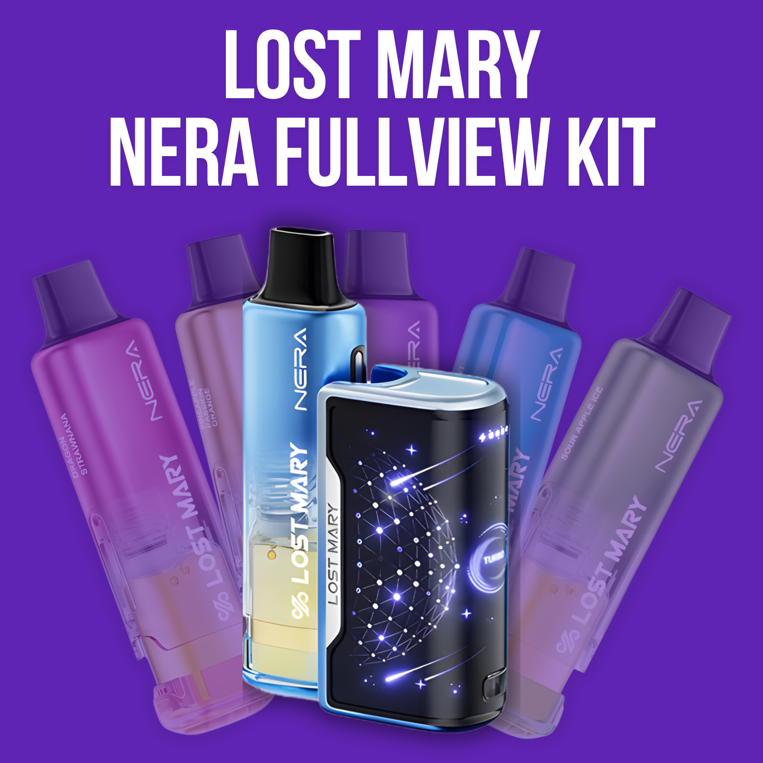 Lost Mary Nera Fullview Kit | 70K Puffs