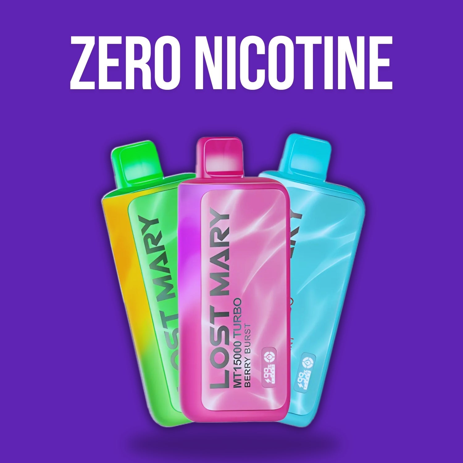 Zero Nicotine Disposable Vape Collection – Powered by Lost Mary