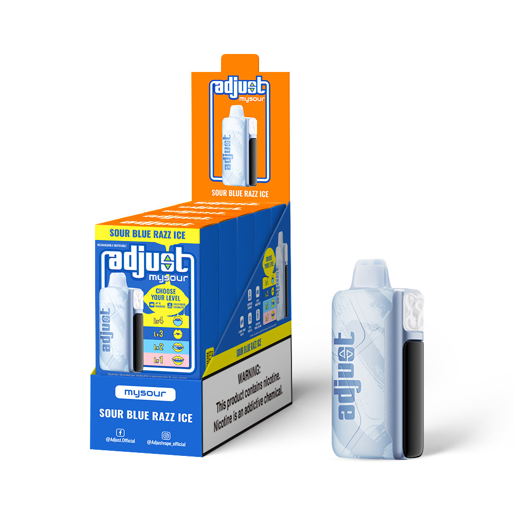 Sour Blue Razz Ice Adjust MySour | 40K Puffs