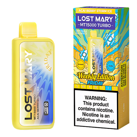 Acai Berry Storm Ice (Friday – Weekly Edition) – Lost Mary MT15000 Turbo