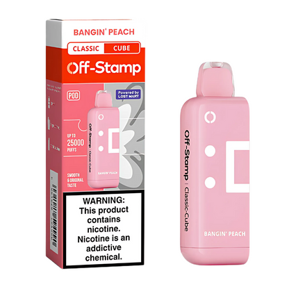 Bangin' Peach Off Stamp X-Cube Classic Cube | 25K Puffs