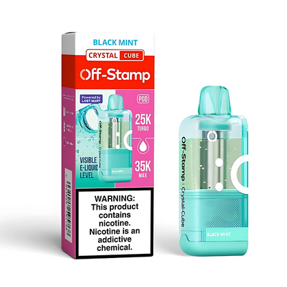 Black Mint – Off Stamp X-Cube Crystal Cube | 35K Puffs