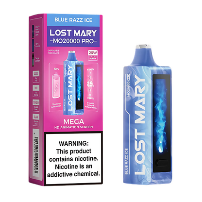 Blue Razz Ice – Lost Mary MO20000 Pro | 20K Puffs