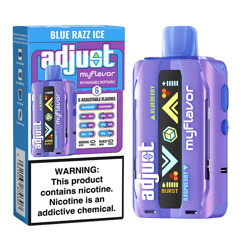 Blue Razz Ice Adjust MyFlavor | 40K Puffs