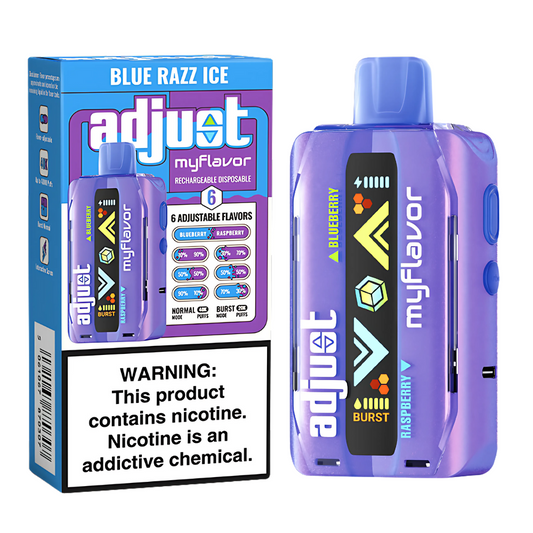 Blue Razz Ice Adjust MyFlavor | 40K Puffs