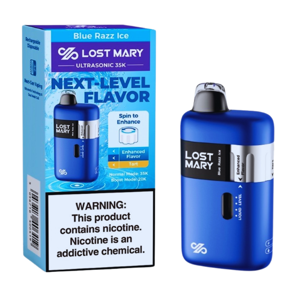 Blue Razz Ice – Lost Mary Ultrasonic 35K