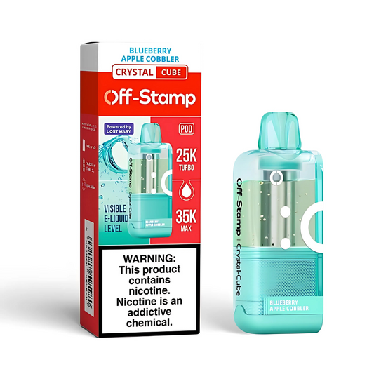 Blueberry Apple Cobbler – Off Stamp X-Cube Crystal Cube | 35K Puffs