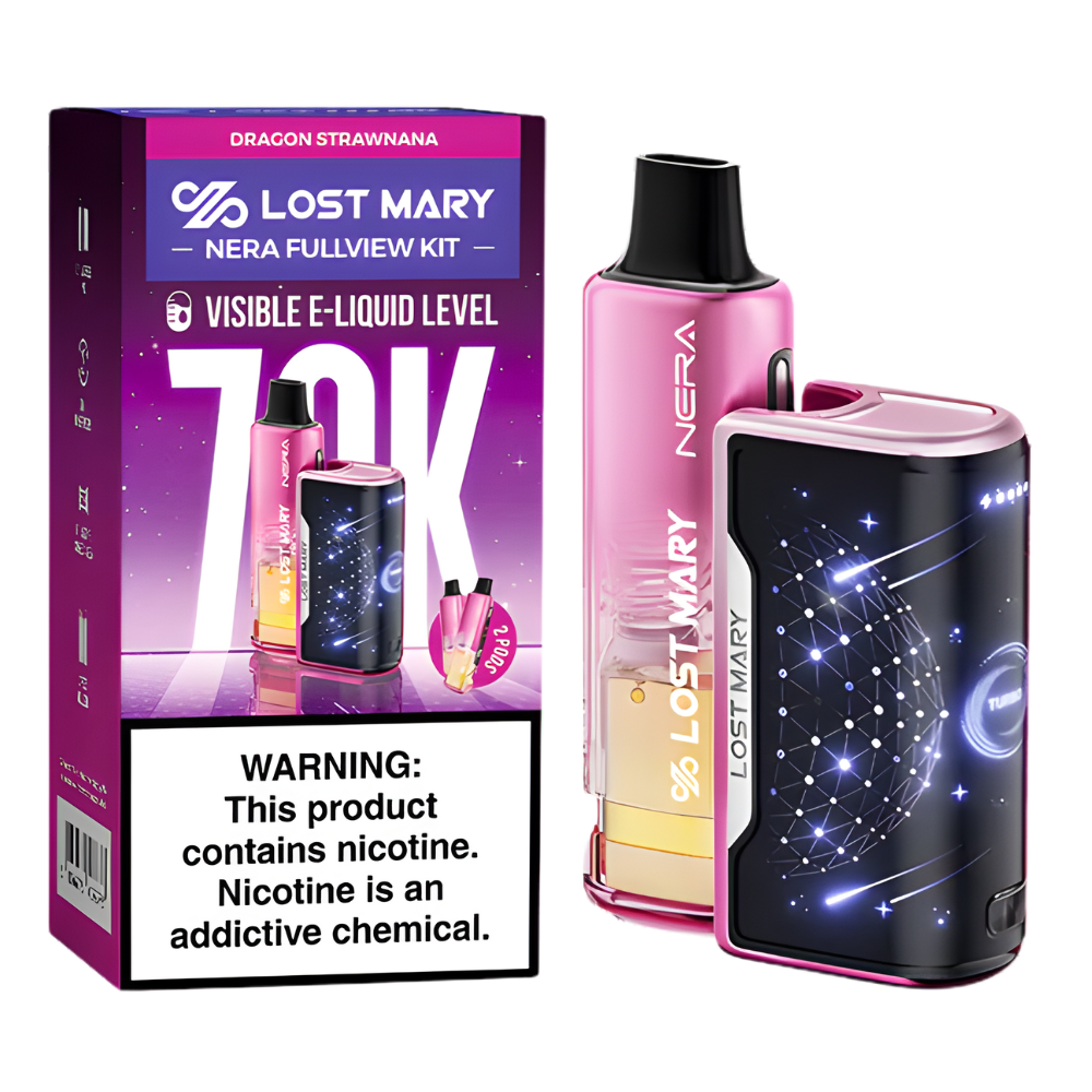Dragon Strawnana – Lost Mary Nera Fullview Kit | 70K Puffs