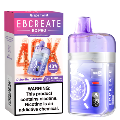Grape Twist – EBCREATE BC PRO | 40K Puffs
