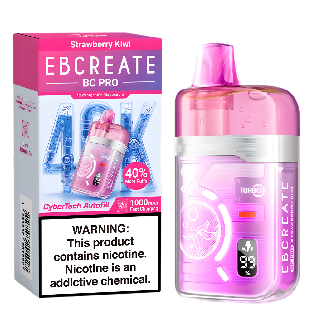 Strawberry Kiwi – EBCREATE BC PRO | 40K Puffs