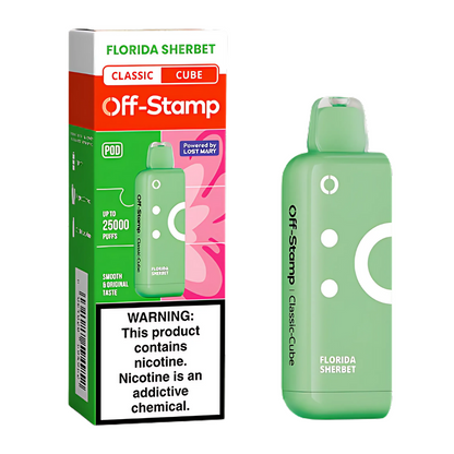 Florida Sherbet Off Stamp X-Cube Classic Cube | 25K Puffs