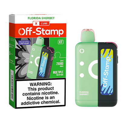 Florida Sherbet Off Stamp X-Cube Classic Kit | 25K Puffs