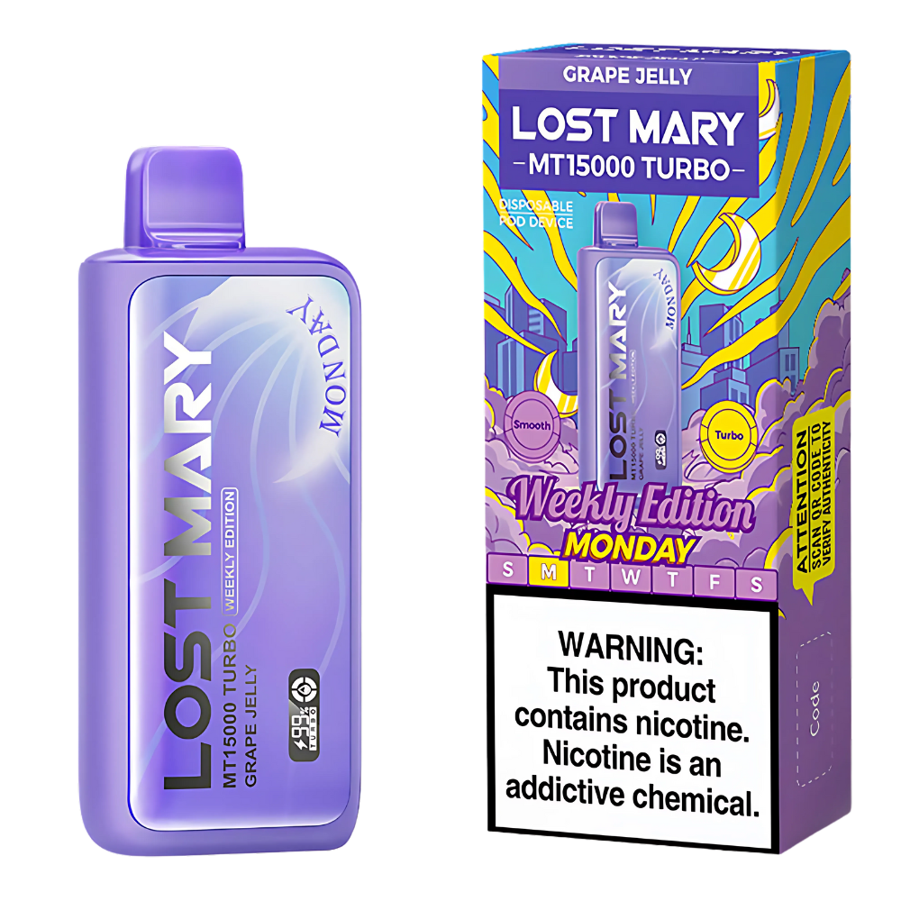 Grape Jelly (Monday – Weekly Edition) – Lost Mary MT15000 Turbo