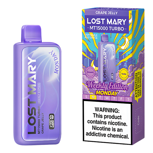 Grape Jelly (Monday – Weekly Edition) – Lost Mary MT15000 Turbo