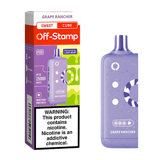 Grape Rancher Off Stamp X-Cube Sweet Cube | 25K Puffs