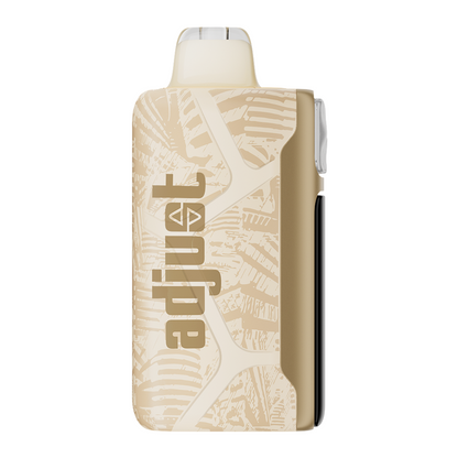 Adjust MySweet Lemon Heads Vape Device - Compact yellow design with adjustable sweetness levels, interactive screen display, and rechargeable functionality for up to 40K puffs.