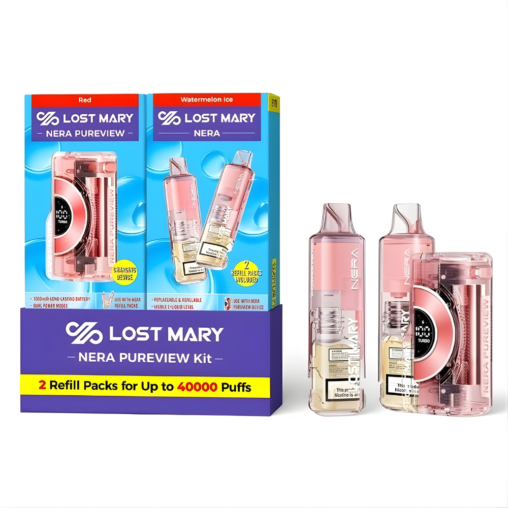 Watermelon Ice – Lost Mary Nera Pureview | 40K Puffs