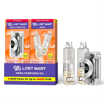 Dragon Strawnana – Lost Mary Nera Pureview Kit | 40K Puffs