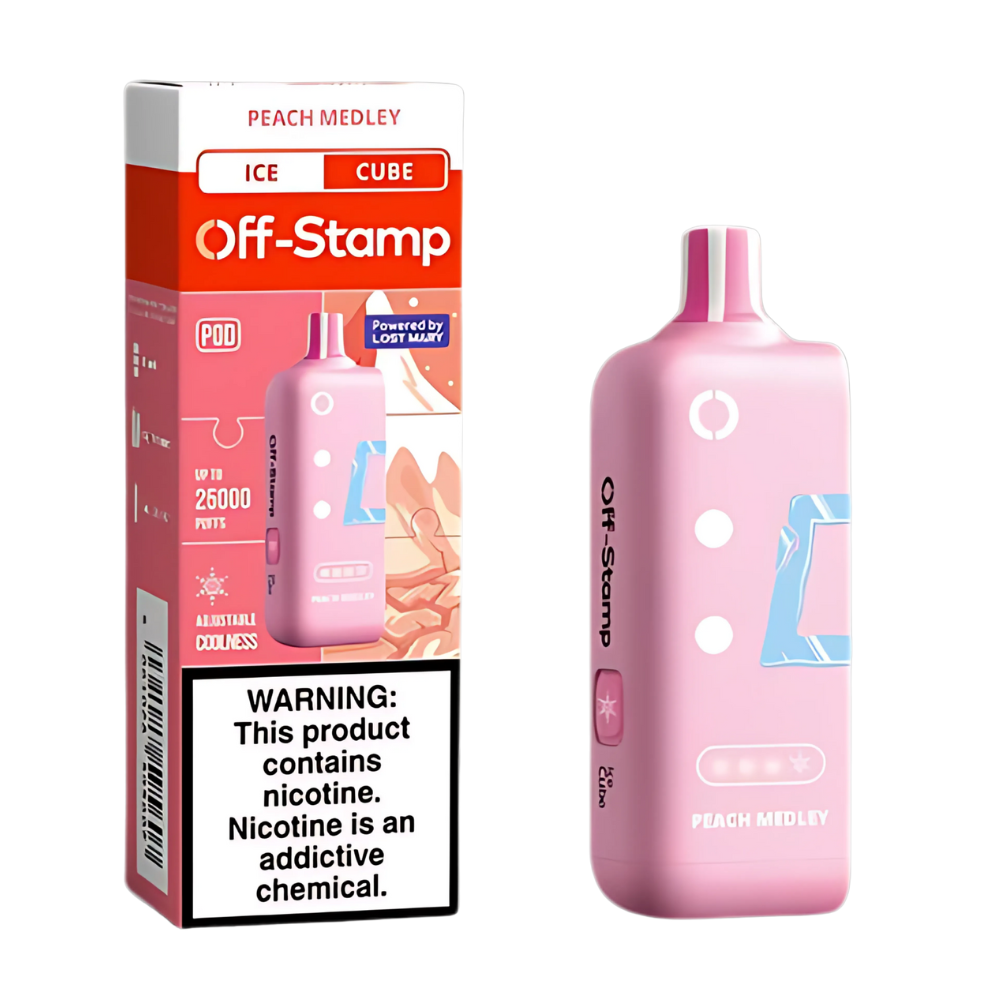 Peach Medley Off Stamp X-Cube Ice Cube | 25K Puffs