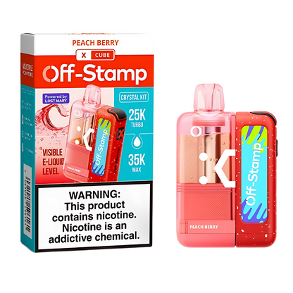 Peach Berry – Off Stamp X-Cube Crystal Kit | 35K Puffs
