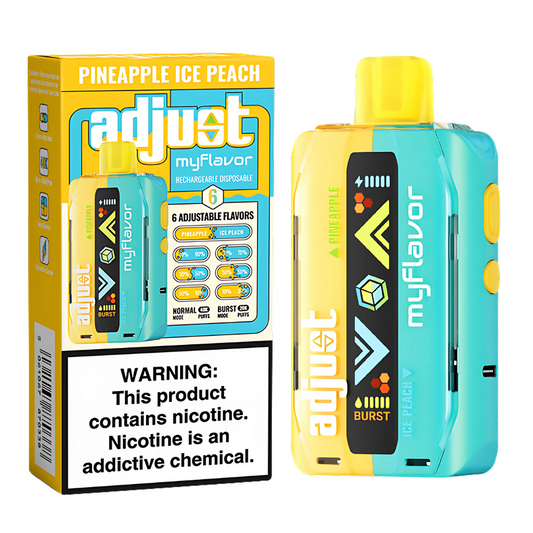 Pineapple Ice Peach Adjust MyFlavor | 40K Puffs
