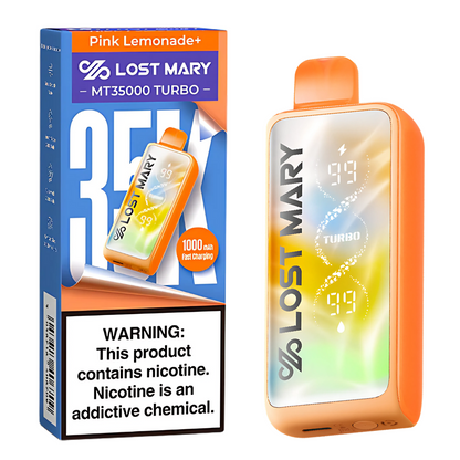 Pink Lemonade+ Lost Mary MT35000 Turbo | 35K Puffs