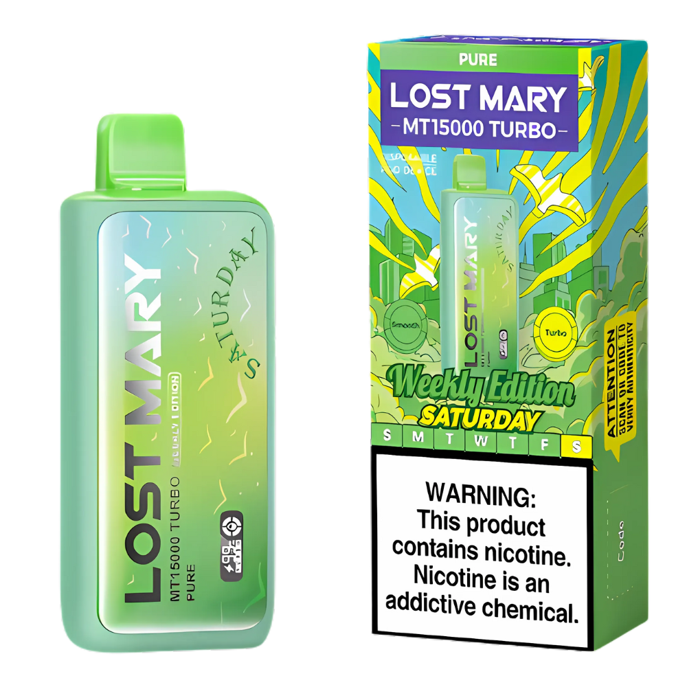Pure (Saturday – Weekly Edition) – Lost Mary MT15000 Turbo