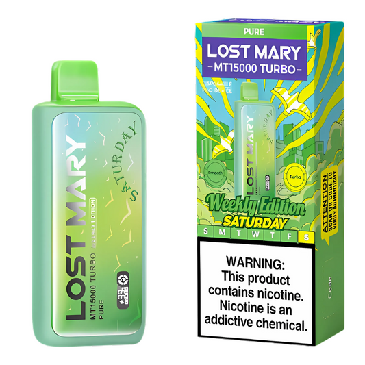 Pure (Saturday – Weekly Edition) – Lost Mary MT15000 Turbo
