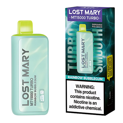 Rainbow Bubblegum – Lost Mary MT15000 Turbo
