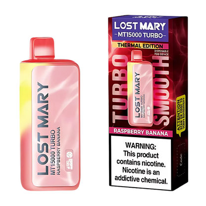 Raspberry Banana – Lost Mary MT15000 Turbo