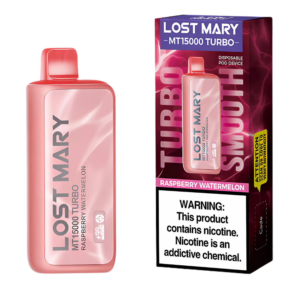 Raspberry Watermelon – Lost Mary MT15000 Turbo