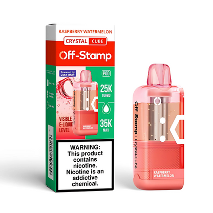 Raspberry Watermelon – Off Stamp X-Cube Crystal Cube | 35K Puffs