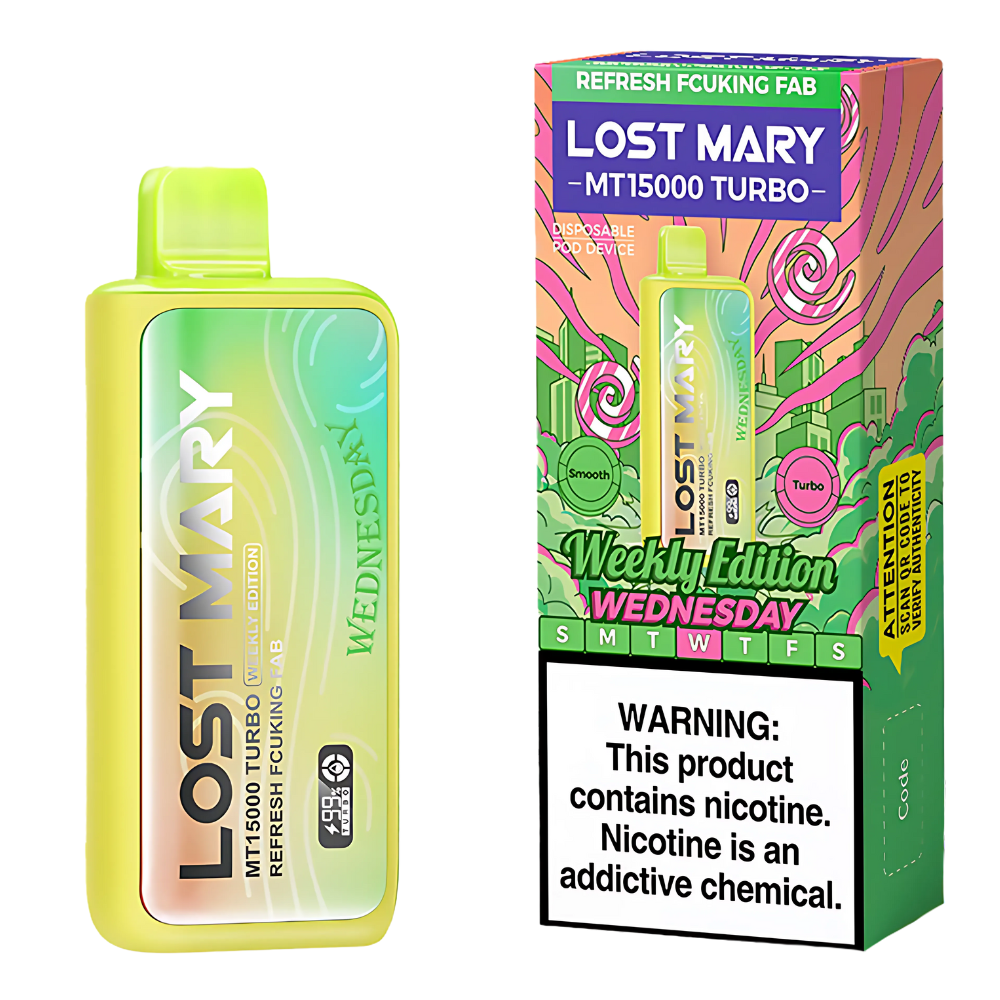 Refresh Fcuking Fab (Wednesday – Weekly Edition) – Lost Mary MT15000 Turbo