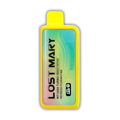 Refresh Fcuking Fab (Wednesday – Weekly Edition) – Lost Mary MT15000 Turbo