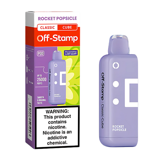 Rocket Popsicle Off Stamp X-Cube Classic Cube | 25K Puffs