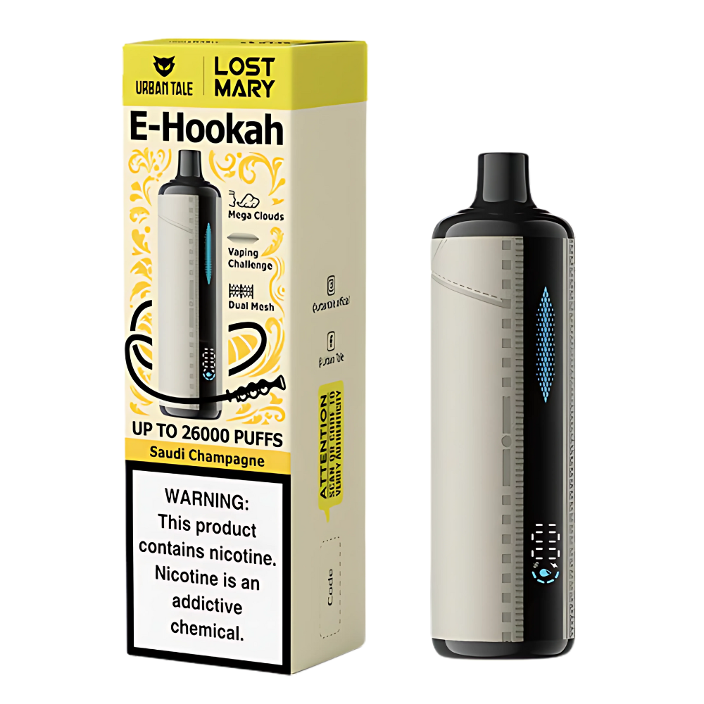 Saudi Champagne – Urban Tale x Lost Mary E-Hookah