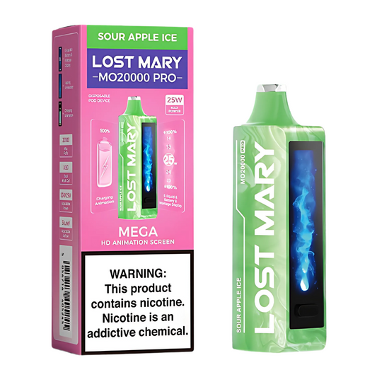 Sour Apple Ice – Lost Mary MO20000 Pro | 20K Puffs
