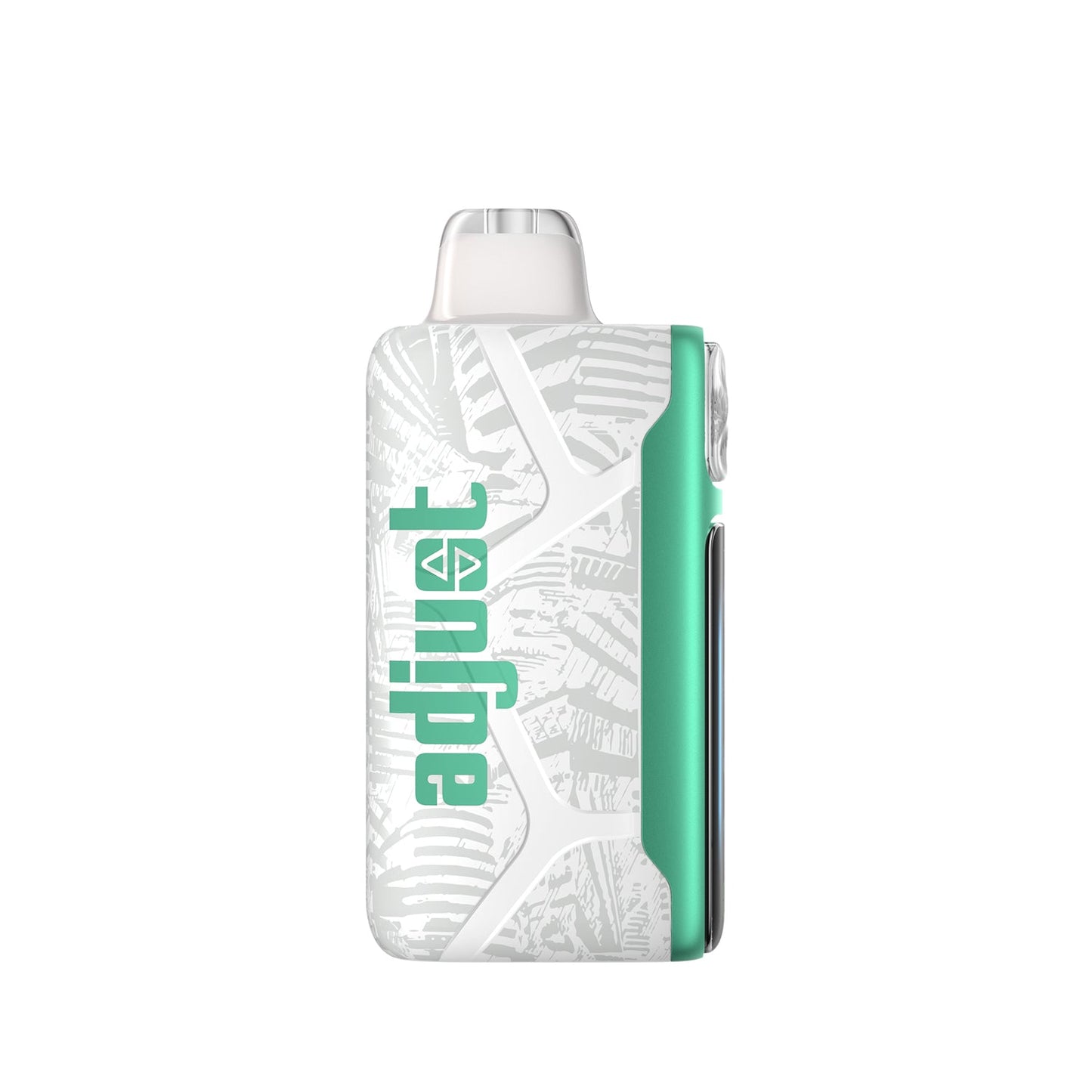 Adjust MyCool Sour Apple Ice 40K Puffs Disposable Vape- Featuring a sleek design with white and green accents, this adjustable disposable vape delivers a smooth Sour Apple Ice flavor with customizable cooling levels. 40K puffs, 5% nicotine strength, and a cooling feature with 5 adjustable levels. Nicotine warning label included for safety.