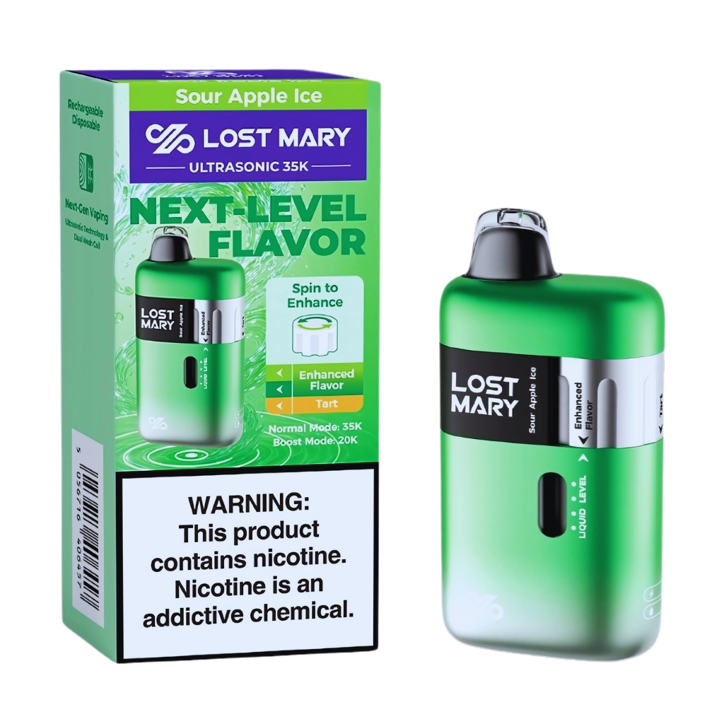 Sour Apple Ice – Lost Mary Ultrasonic 35K