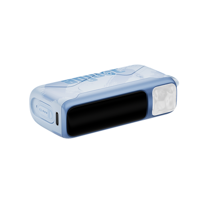 MySour Sour Blue Razz Ice disposable vape device with a sleek blue design, ergonomic build, and modern display. Premium blue raspberry ice-flavored vape for a cool and refreshing vaping experience.