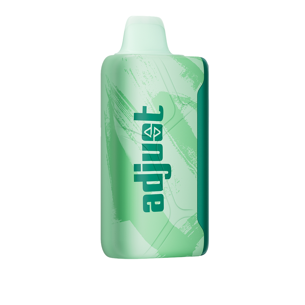 MySour Sour Grapple disposable vape device with a sleek green design, ergonomic build, and modern display. High-quality flavored vape for a smooth and enjoyable vaping experience.