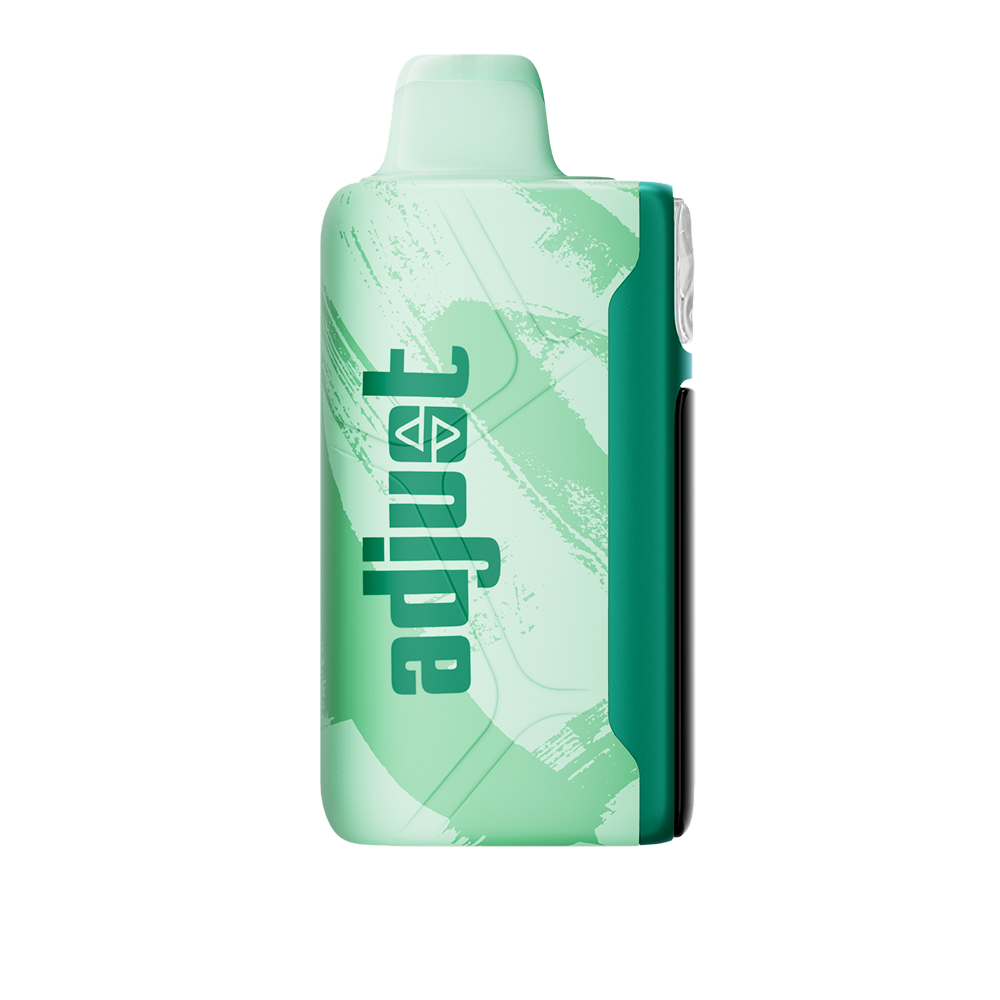 MySour Sour Grapple disposable vape device with a sleek green design, ergonomic build, and modern display. High-quality flavored vape for a smooth and enjoyable vaping experience.