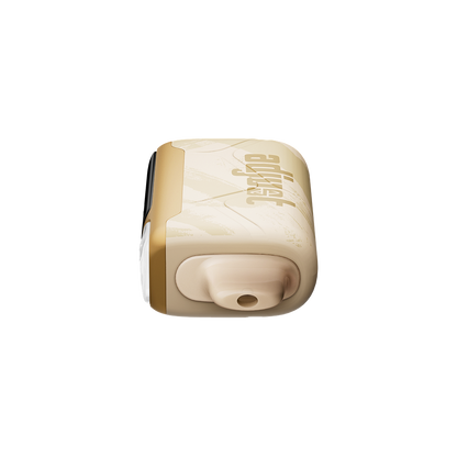 MySour Sour Island disposable vape device featuring a stylish gold design, ergonomic shape, and modern display. Premium tropical-flavored vape for a smooth and satisfying vaping experience.