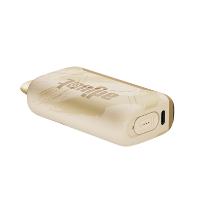 MySour Sour Island disposable vape device featuring a stylish gold design, ergonomic shape, and modern display. Premium tropical-flavored vape for a smooth and satisfying vaping experience.