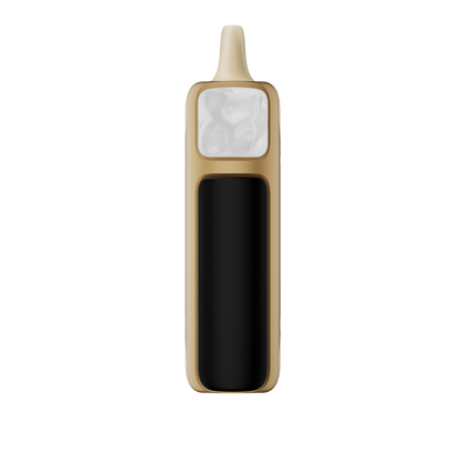 MySour Sour Island disposable vape device featuring a stylish gold design, ergonomic shape, and modern display. Premium tropical-flavored vape for a smooth and satisfying vaping experience.