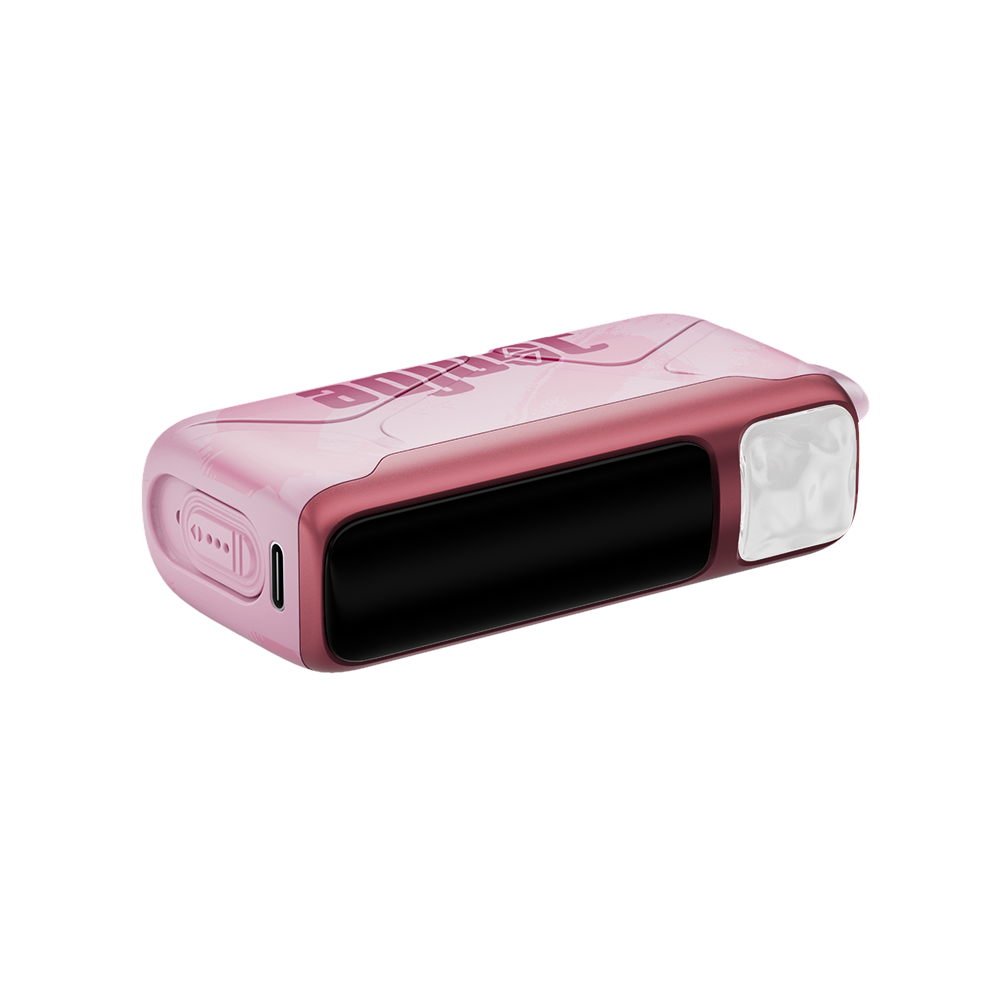 MySour Sour Pinkberry disposable vape device with a sleek pink design, ergonomic shape, and modern display. High-quality flavored vape for a smooth and flavorful experience.