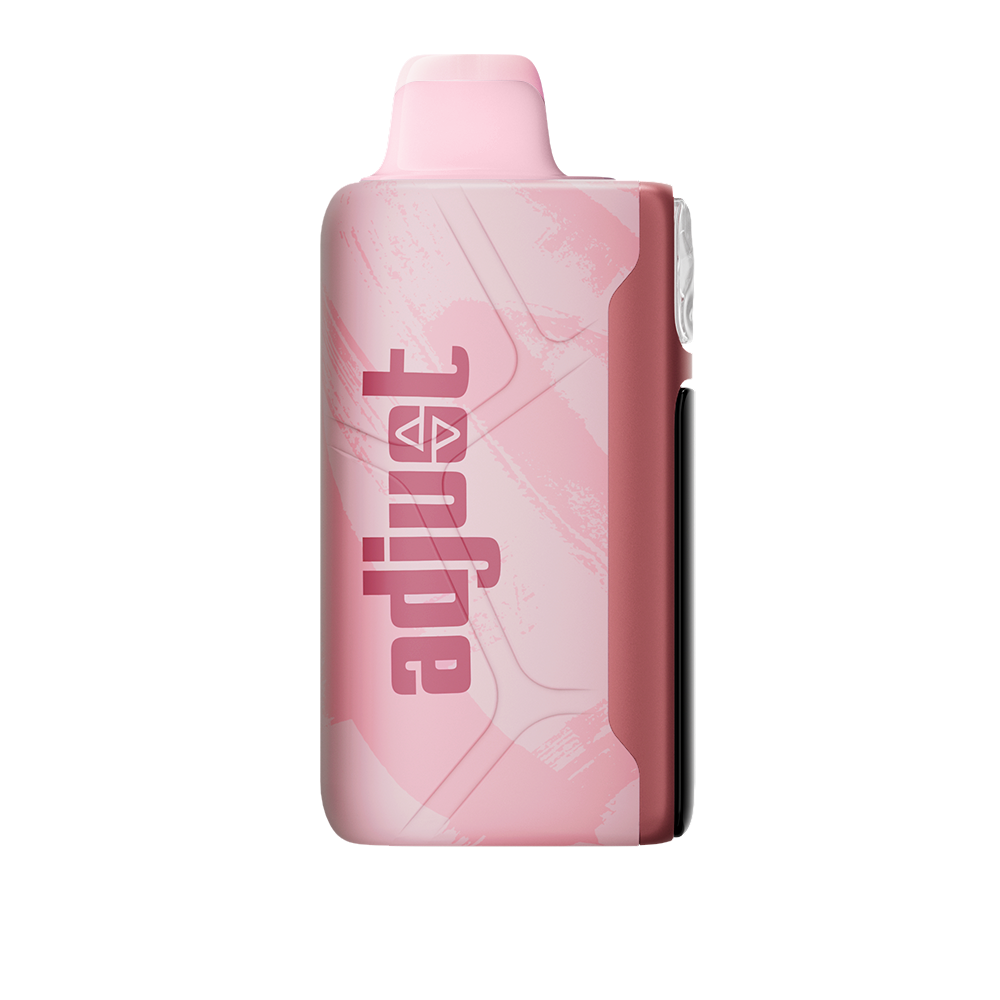 MySour Sour Pinkberry disposable vape device with a sleek pink design, ergonomic shape, and modern display. High-quality flavored vape for a smooth and flavorful experience.