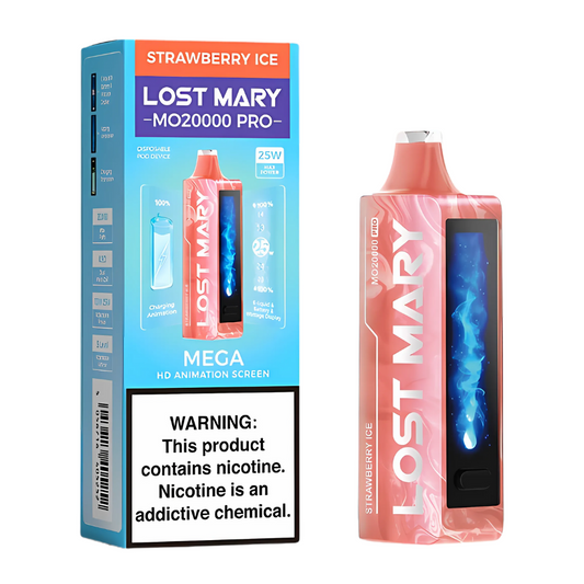 Strawberry Ice – Lost Mary MO20000 Pro | 20K Puffs
