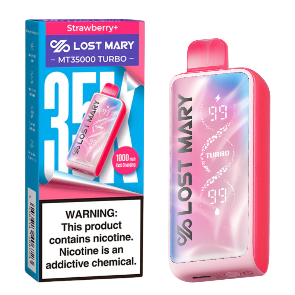 Strawberry+ Lost Mary MT35000 Turbo | 35K Puffs